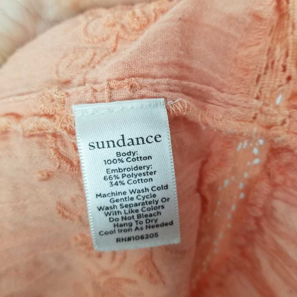 Other Sundance PM Eyelet Lace Embroidered Cap Sle… - image 6