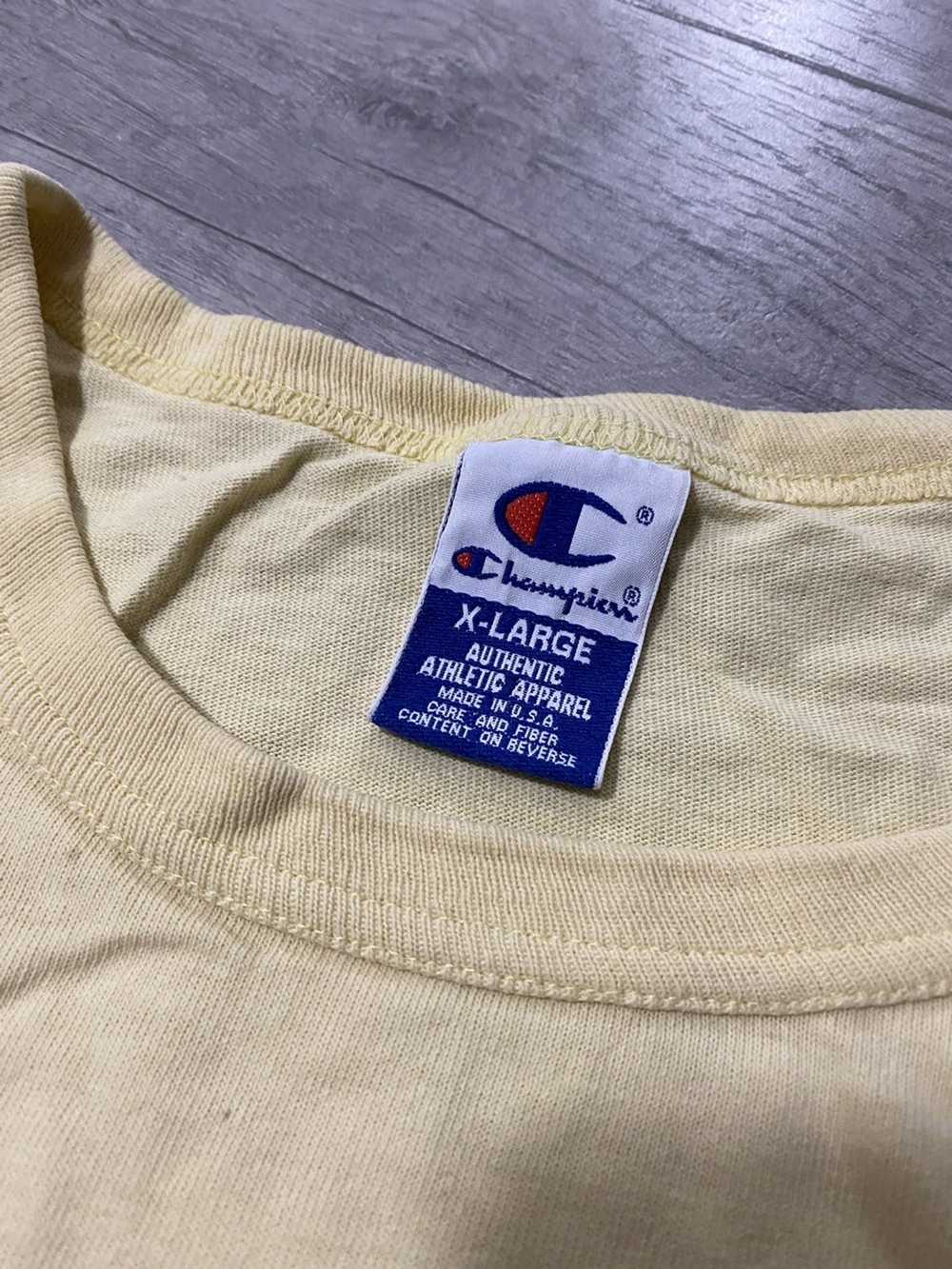 Champion × Made In Usa × Vintage Sun faded & Dist… - image 8