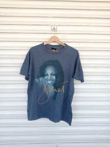 90s JANET JACKSON ツアー プロモ Tシャツ USA製 黒 L-