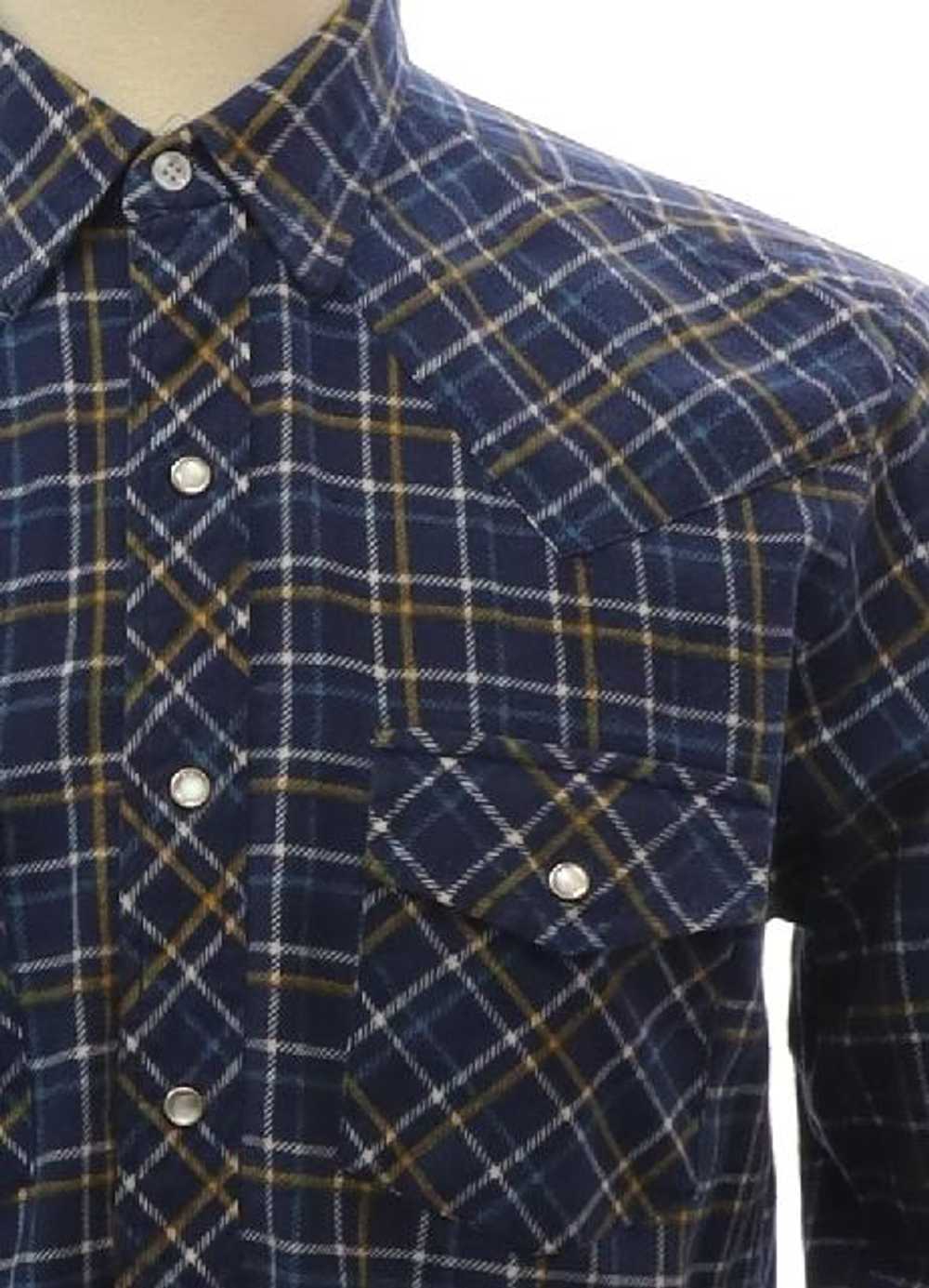 1980's Outdoor Exchange Mens Flannel Western Shirt - image 2