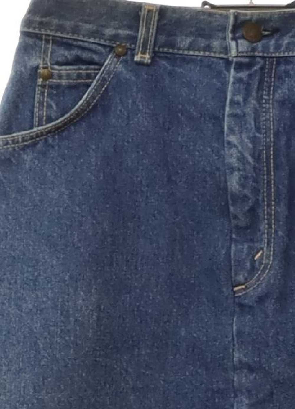 1980's Levis USA Levis Denim Jeans Skirt - image 2