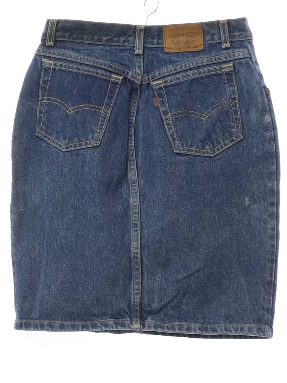1980's Levis USA Levis Denim Jeans Skirt - image 3