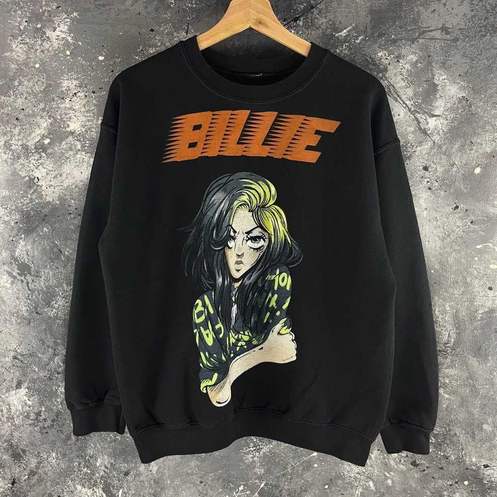 Billie Eilish Billie Eilish cartoon style sweatsh… - image 1