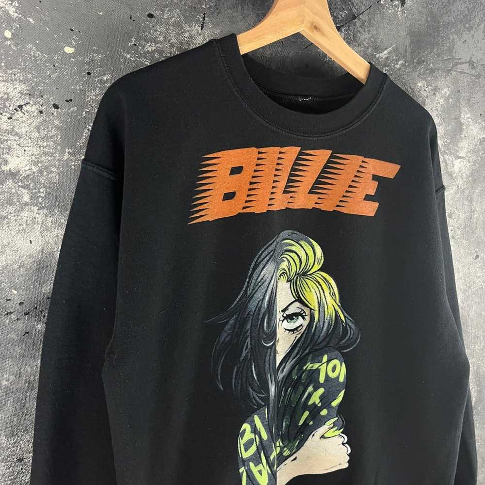 Billie Eilish Billie Eilish cartoon style sweatsh… - image 2