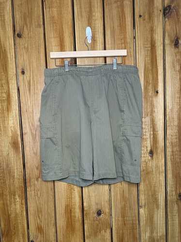 Nike × Vintage Vintage Green Nike Cargo Shorts - image 1