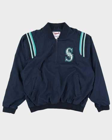 Majestic Athletics Seattle Mariners Quarter Zip N… - image 1