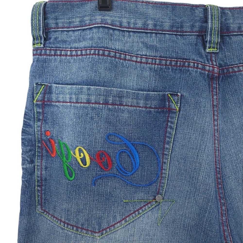 Coogi Coogi Embroidered Baggy Hip Hop Jean Shorts… - image 4