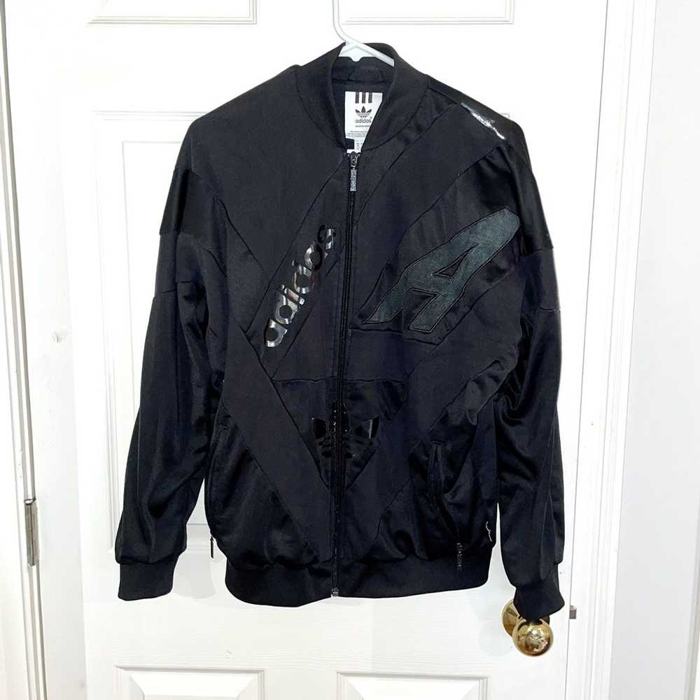 Adidas adidas black vintage archive series bomber… - image 1