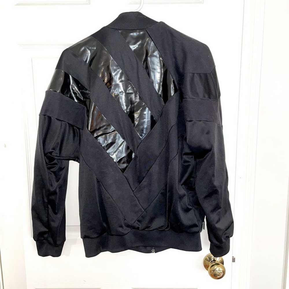 Adidas adidas black vintage archive series bomber… - image 2