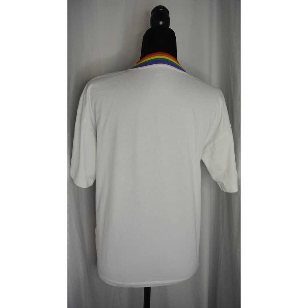 Coach Coach PRIDE Rainbow Neck Embroidered T Shir… - image 5