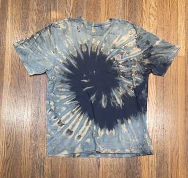 Trendsi Cowboys Longhorn Graphic Tie-Dye Bleached Tee Dark Gray / M