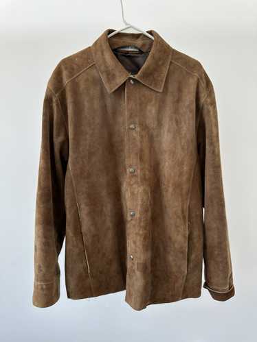 Vintage Chocolate Brown Suede Over Jacket