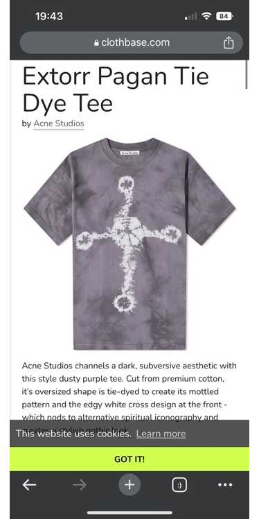 Acne Studios Acne Studios Extorr Pagan Tee