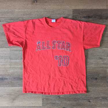 NWT Mike Trout #27 2018 MLB All Star Game American League T-Shirt Blue XXL  2XL