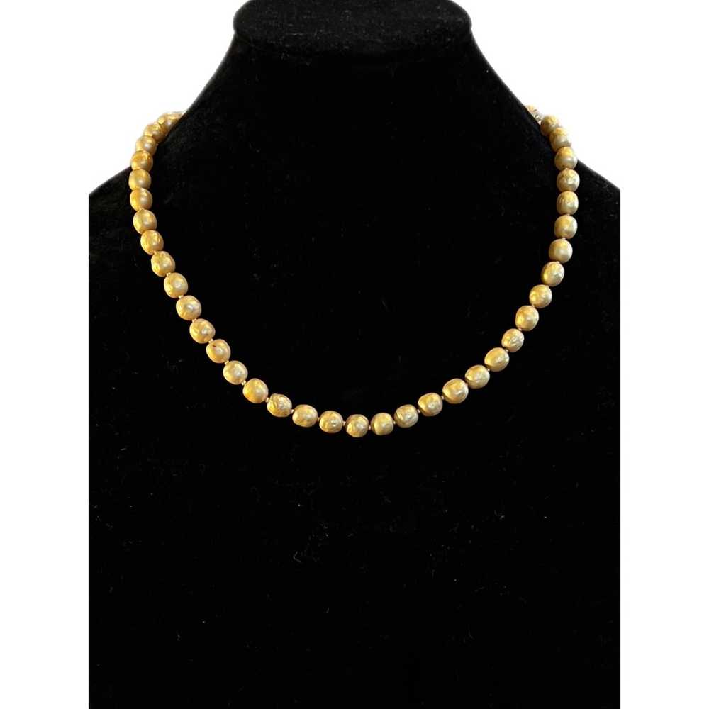 Vintage Vintage McCann NY Imitation Pearl Necklace - image 1