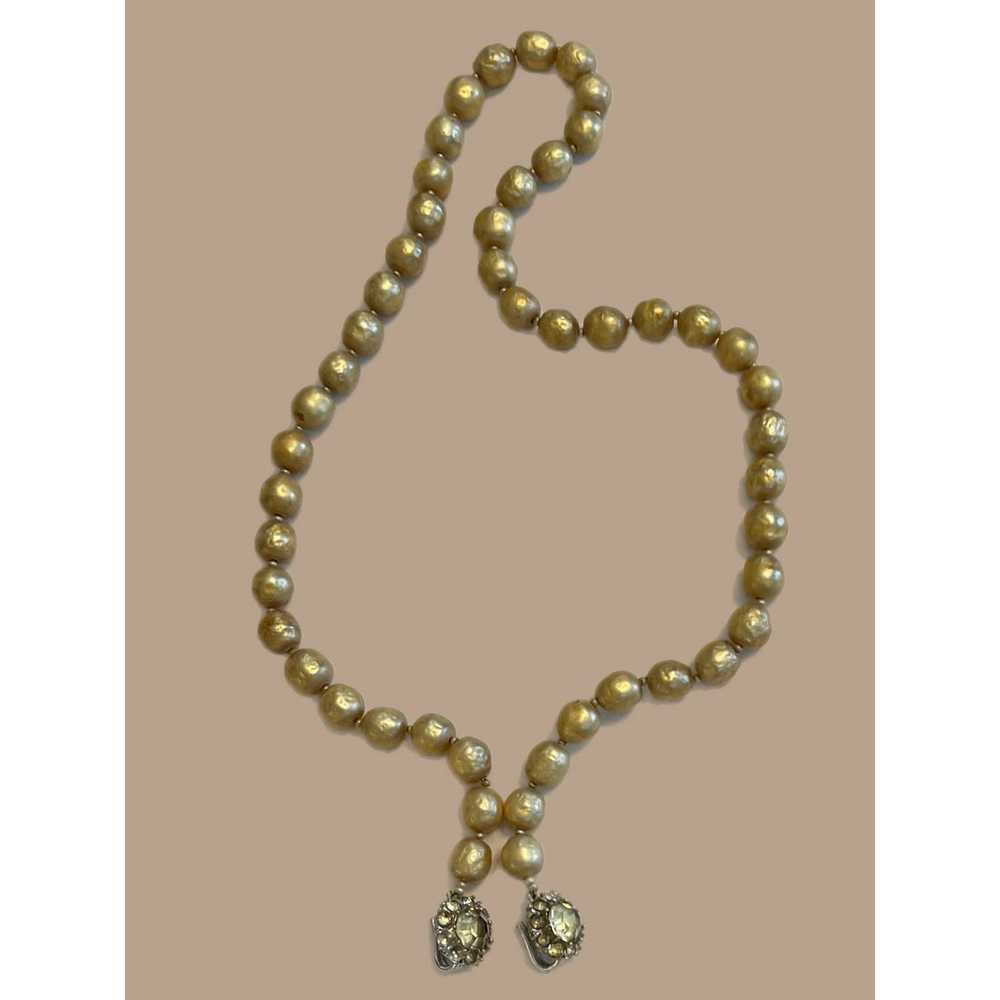 Vintage Vintage McCann NY Imitation Pearl Necklace - image 2