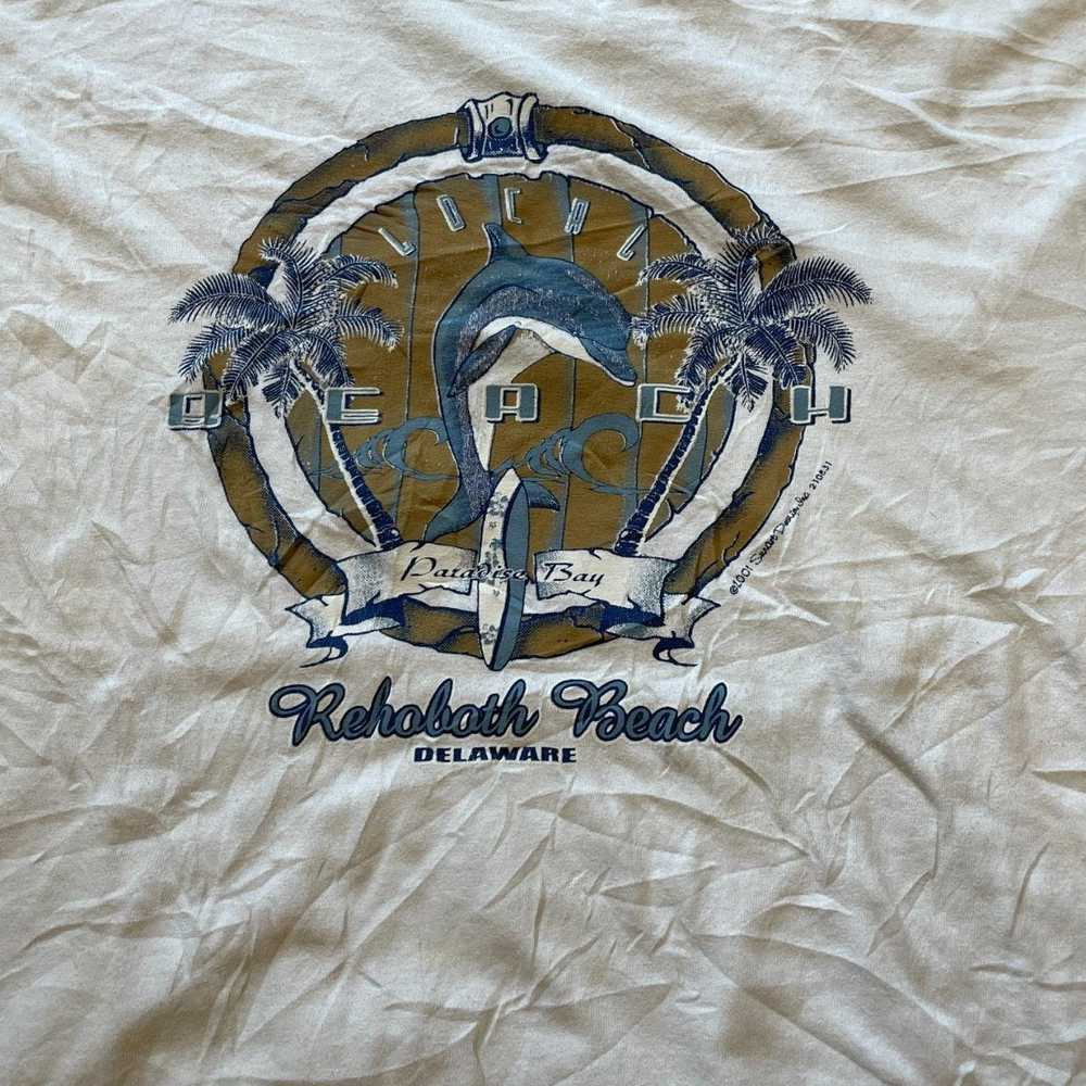 Vintage Vintage White Rehoboth Beach Dolphin Dela… - image 2