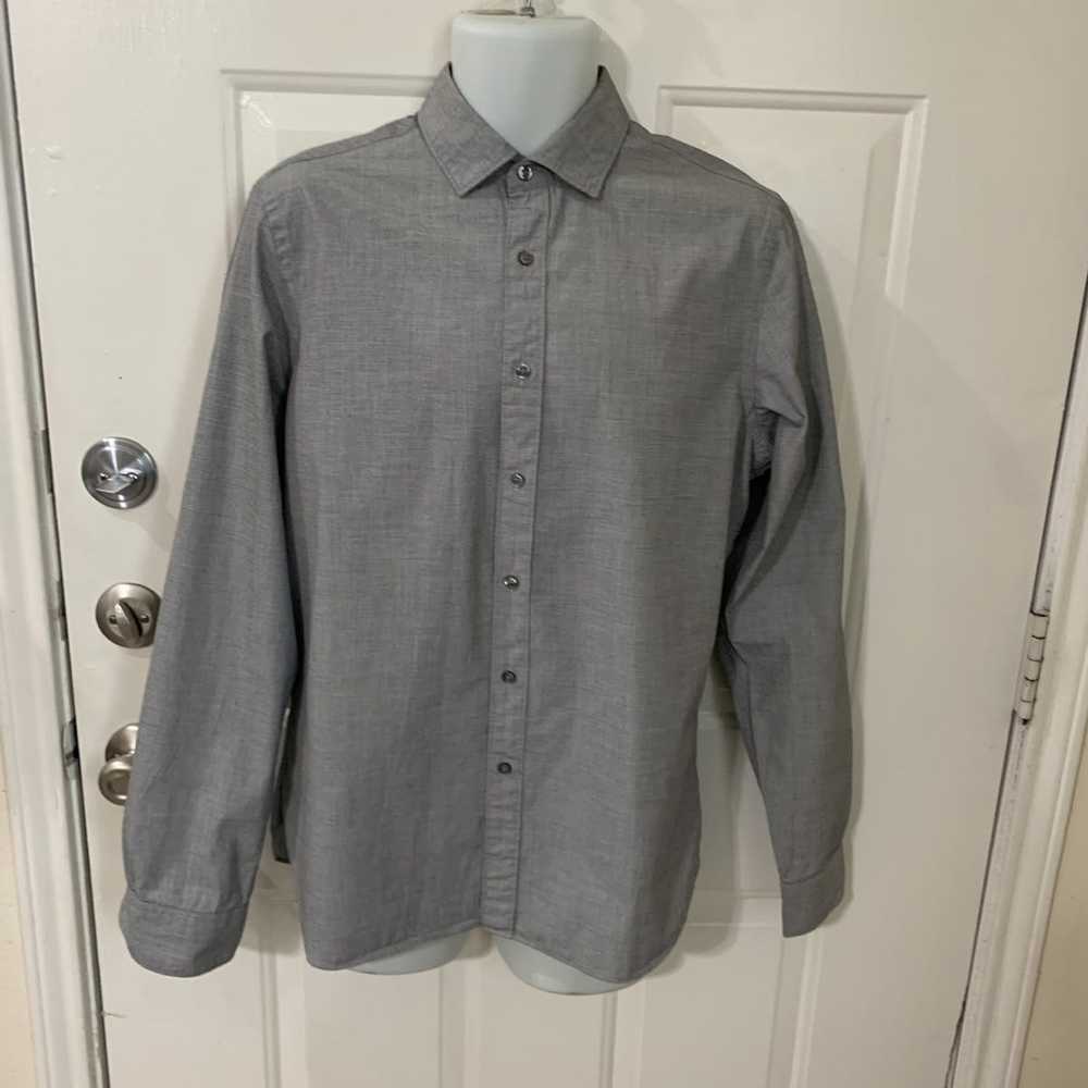 Bloomingdales Men Store Spread collar dress shirt… - image 2