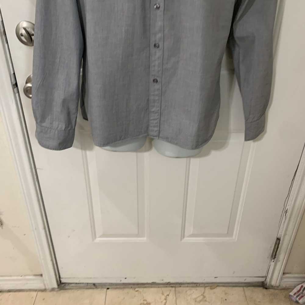 Bloomingdales Men Store Spread collar dress shirt… - image 4