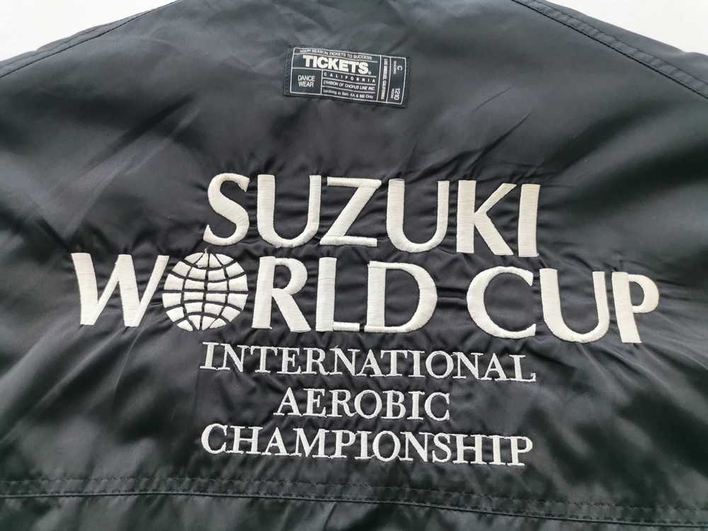 Mizuno Vintage 90s Mizuno Suzuki World Cup Bomber… - image 8