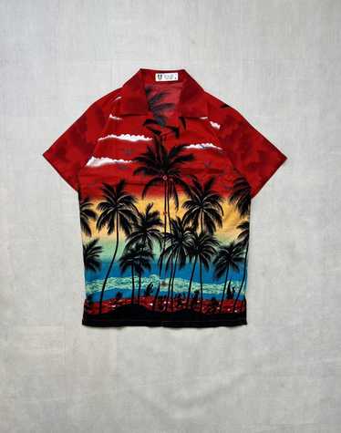 Vintage Hawaiian shirt vintage palm trees