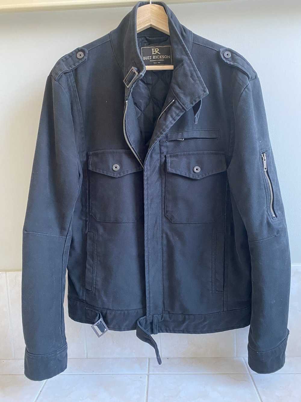 Buzz Rickson's Buzz Rickson’s moto jacket in blac… - image 1