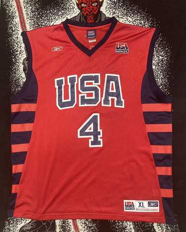 Jason KIDD #5 USA Dream TEAM basketball Jersey Reebok NBA Shirt Olympic  Team XL