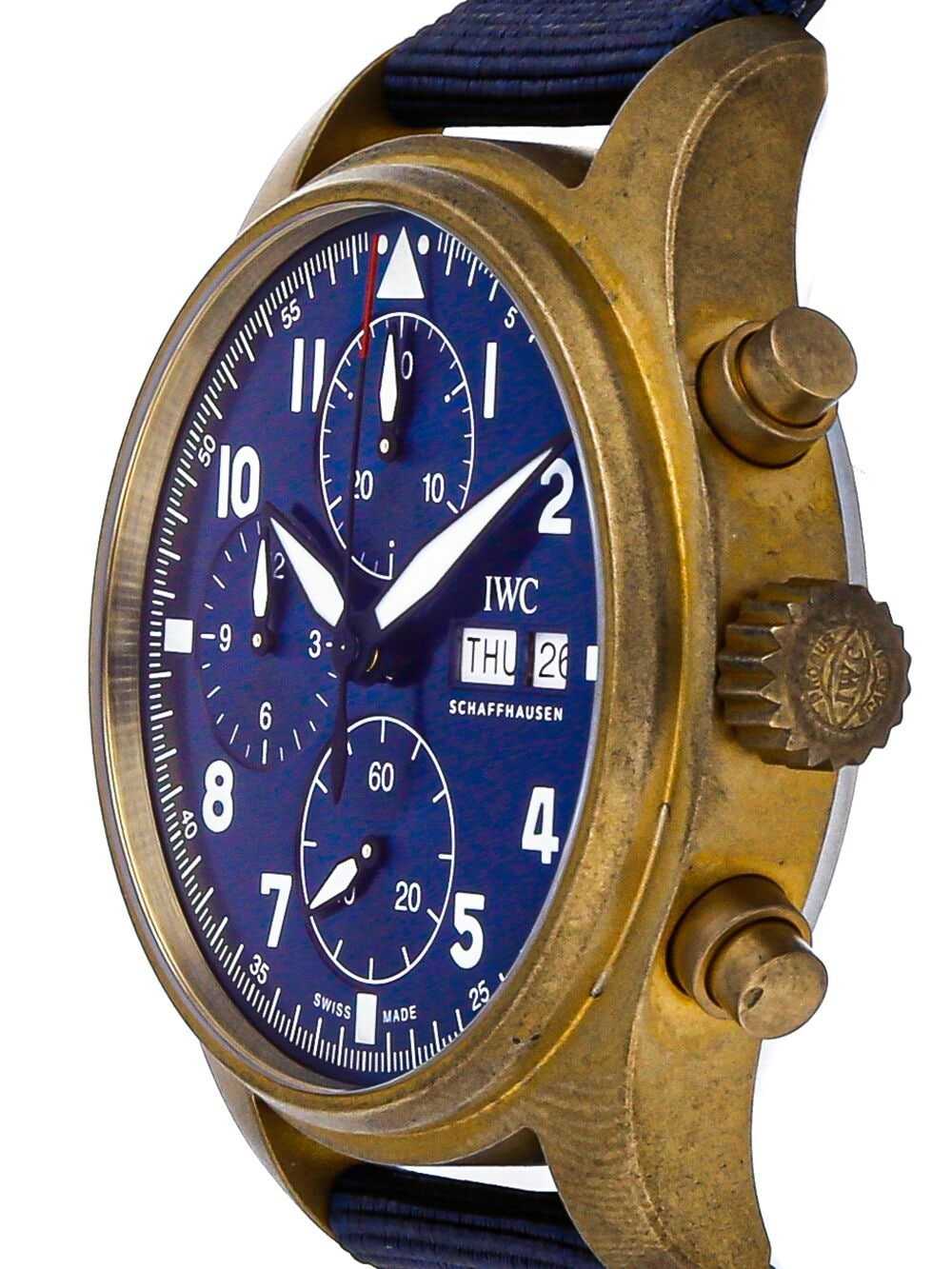 IWC Schaffhausen pre-owned Pilot's Watch Chronogr… - image 2