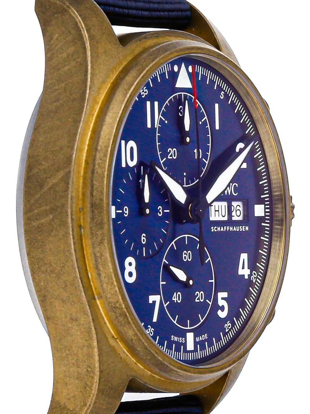 IWC Schaffhausen pre-owned Pilot's Watch Chronogr… - image 3