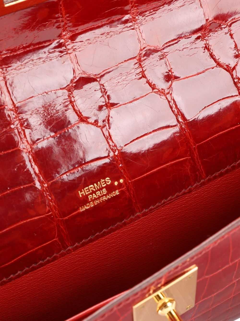 Hermès // 1996 Rouge H Tri Color Kelly Sellier 32 Bag – VSP