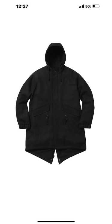 Supreme Supreme parka black on black