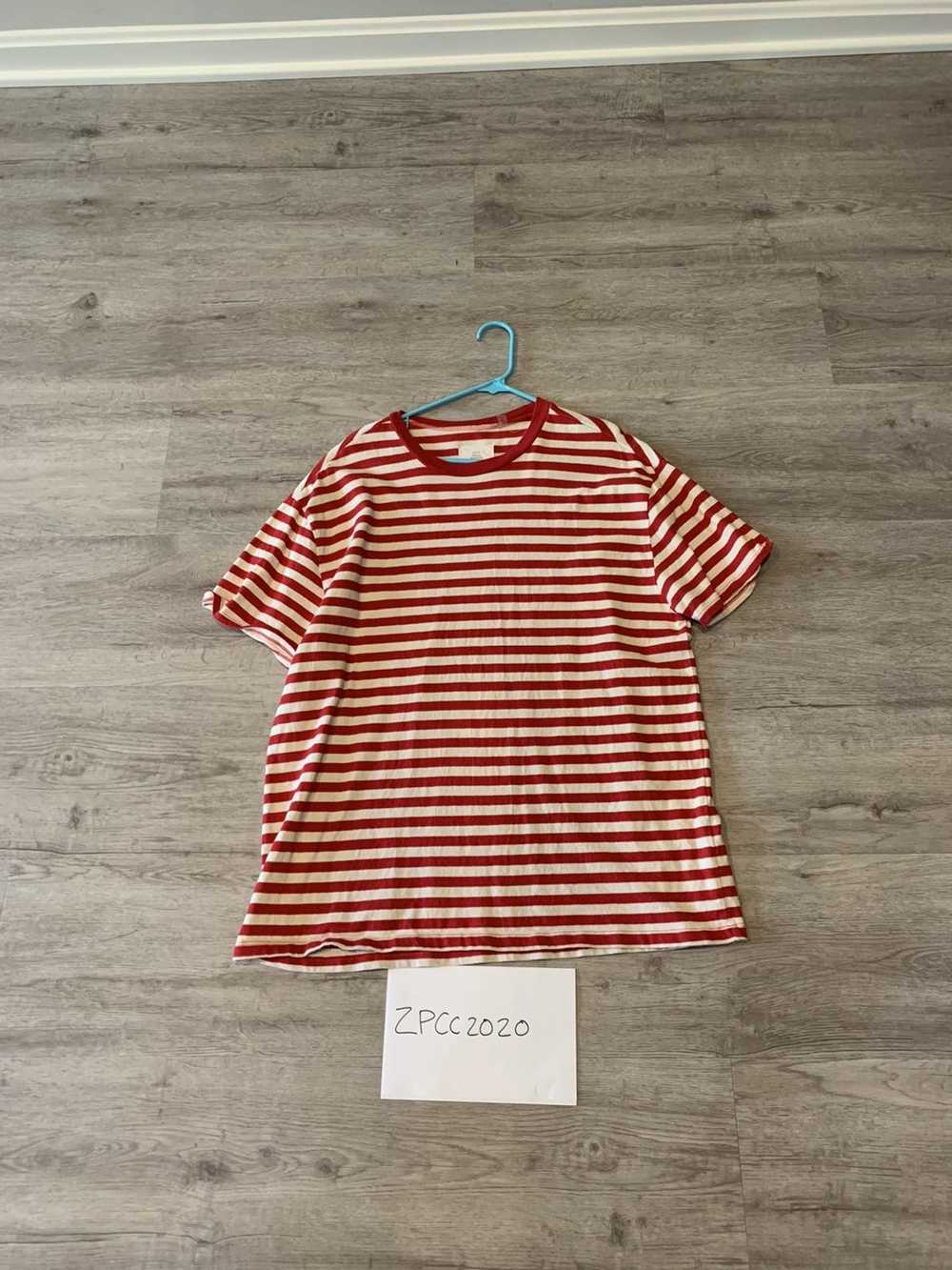 FOG Essentials Collection Two Red/Cream Striped T… - image 1