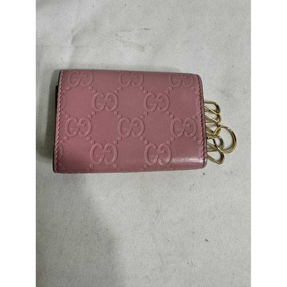 Gucci Leather key ring - image 2