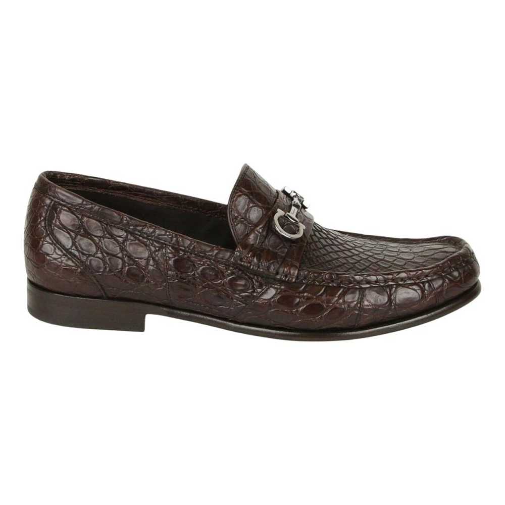 Salvatore Ferragamo Crocodile flats - image 1