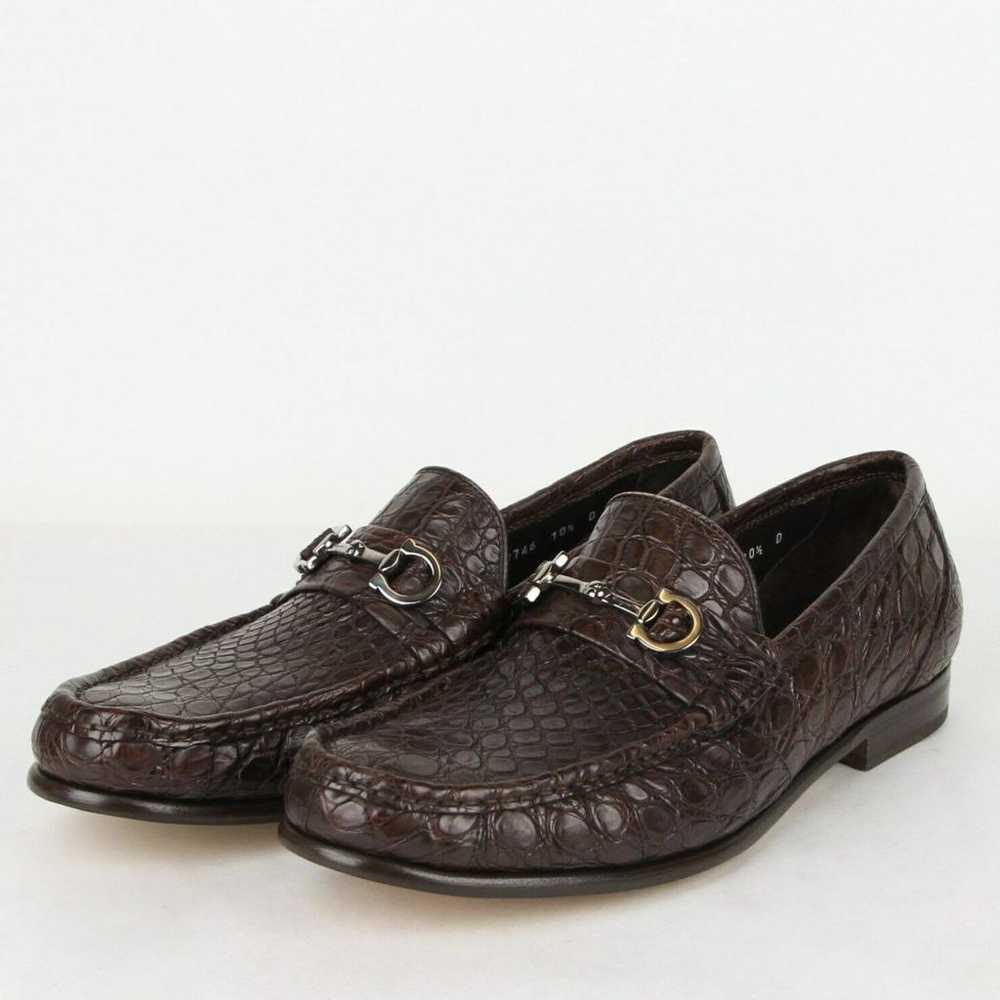 Salvatore Ferragamo Crocodile flats - image 3