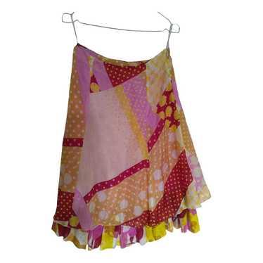 Chacok Silk mid-length skirt