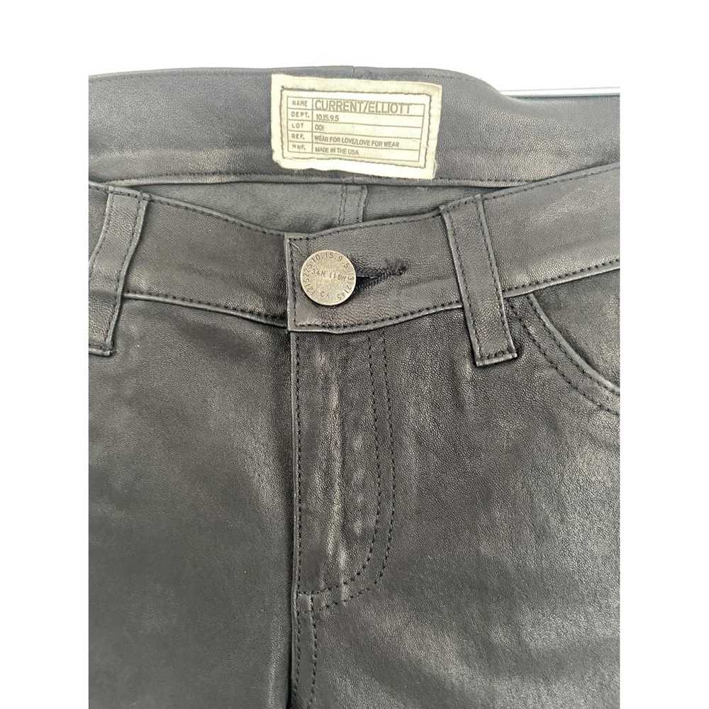 Current Elliott Leather slim pants - image 2