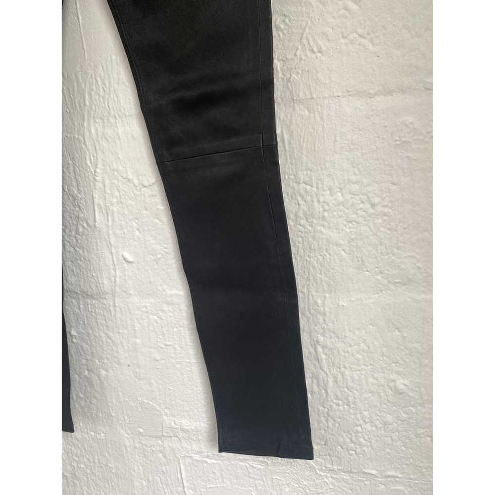 Current Elliott Leather slim pants - image 4