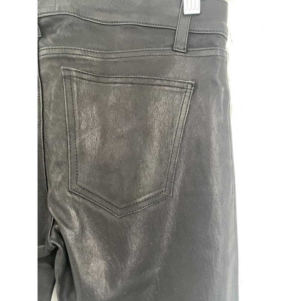 Current Elliott Leather slim pants - image 7