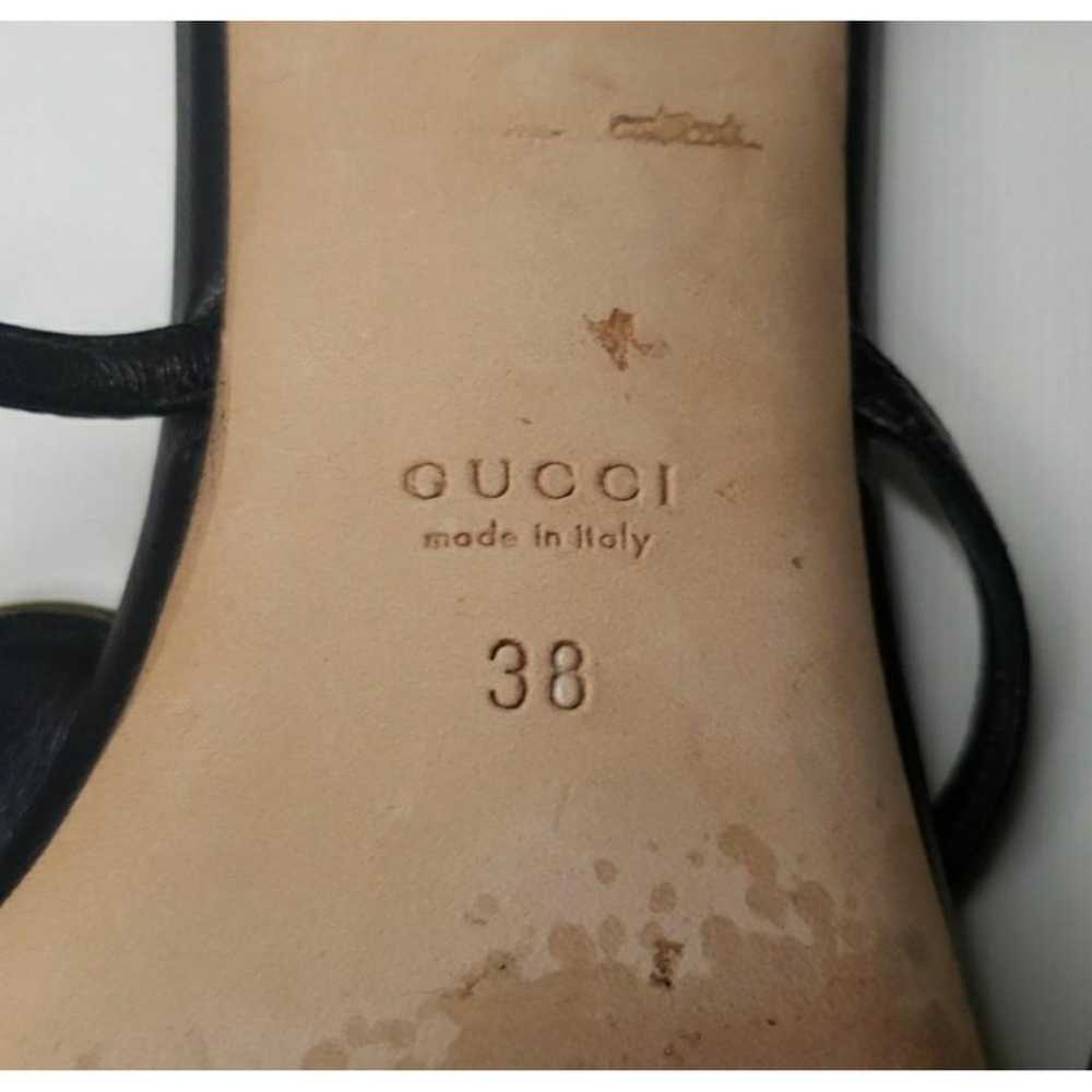 Gucci Double G leather mules - image 2