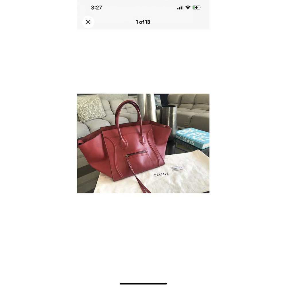 Celine Luggage Phantom leather handbag - image 9