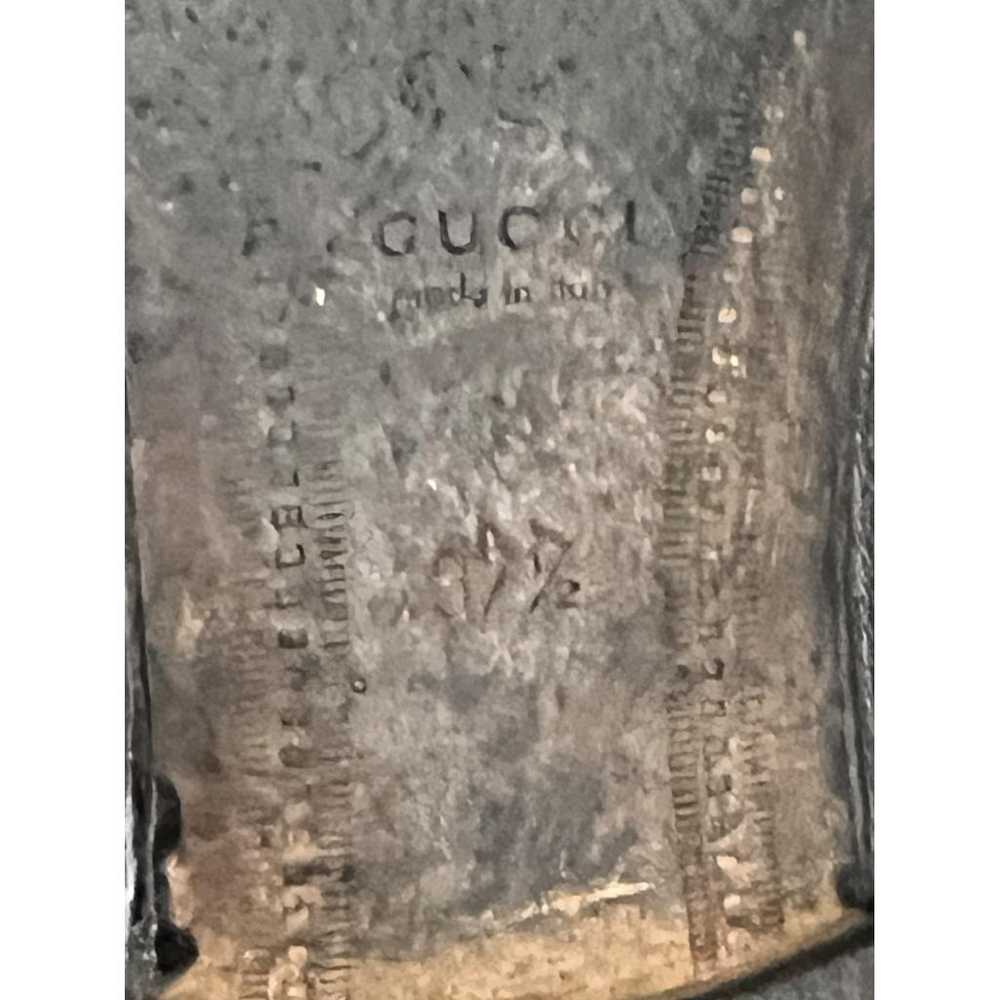 Gucci Brixton leather flats - image 9