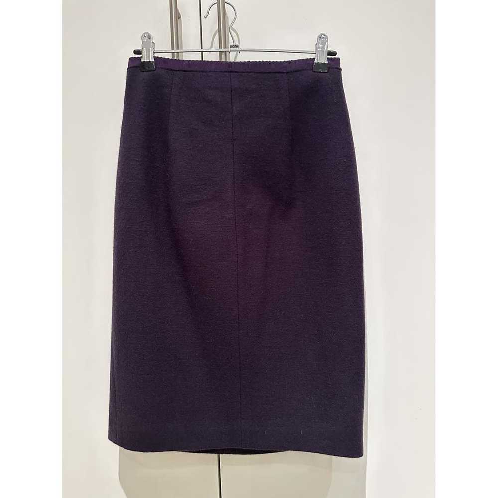 Carolina Herrera Wool mid-length skirt - image 3