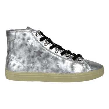 Saint Laurent Leather high trainers - image 1