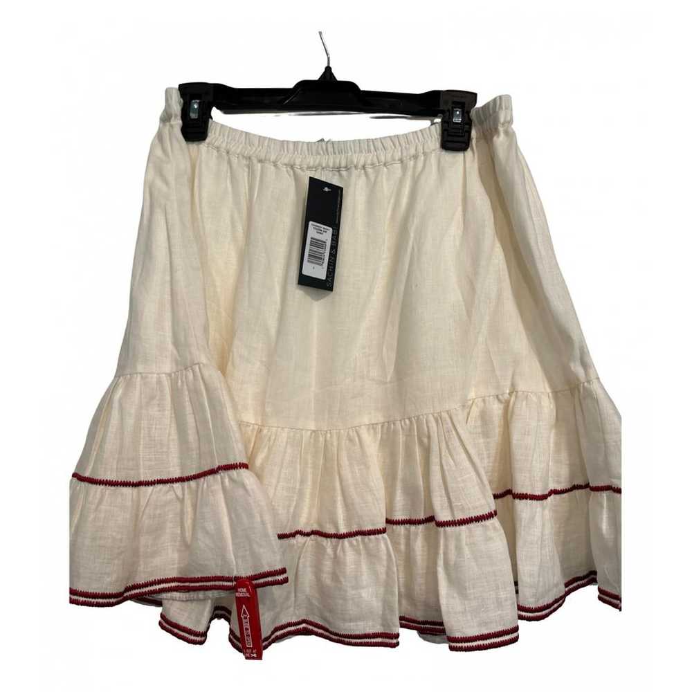 Sachin & Babi Linen mini skirt - image 1