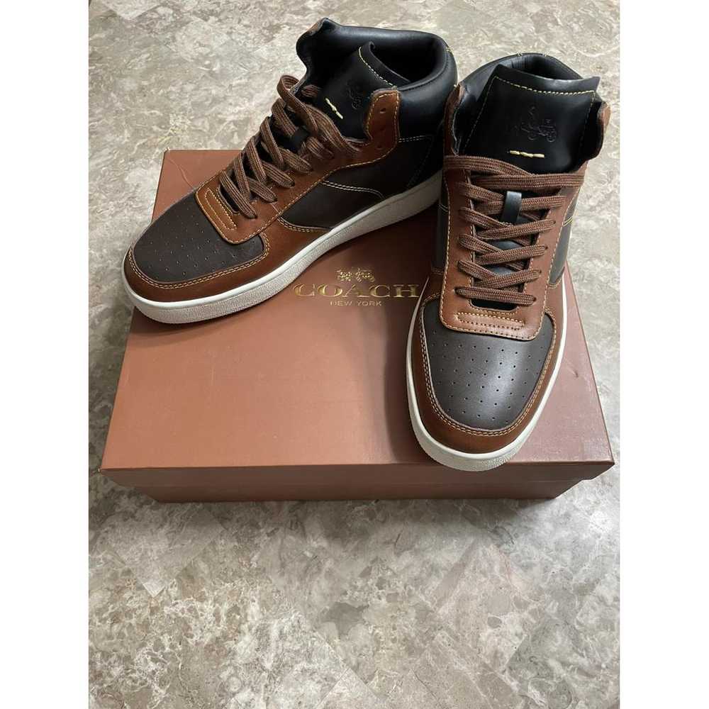 Coach Leather trainers - image 7