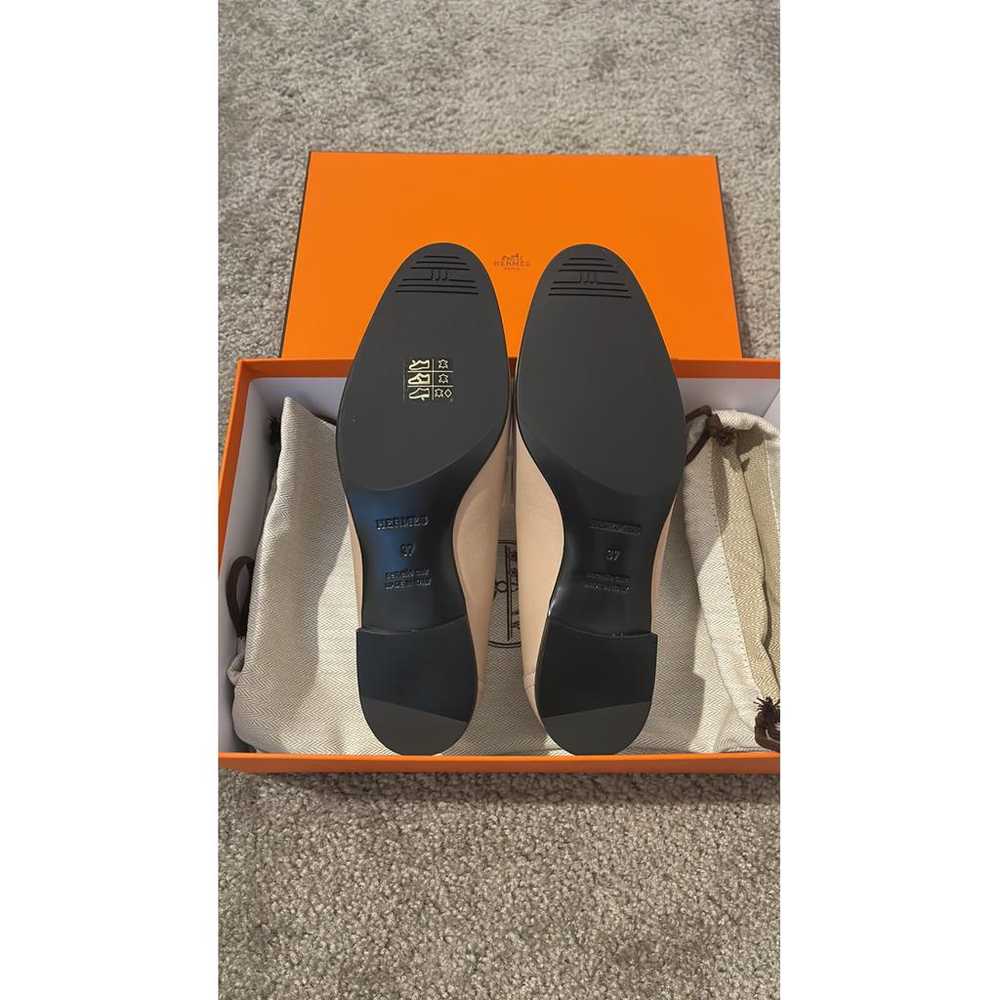 Hermès Paris leather flats - image 4