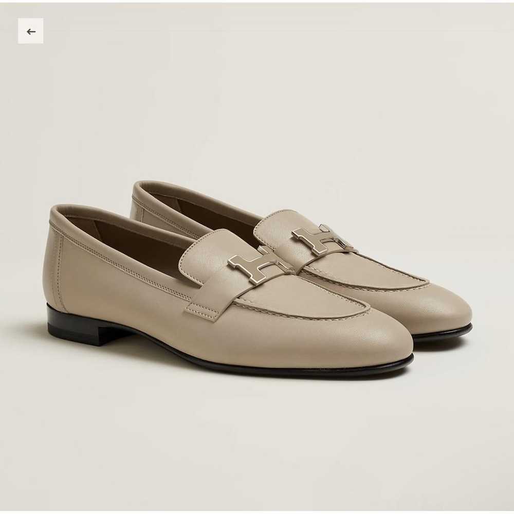 Hermès Paris leather flats - image 6