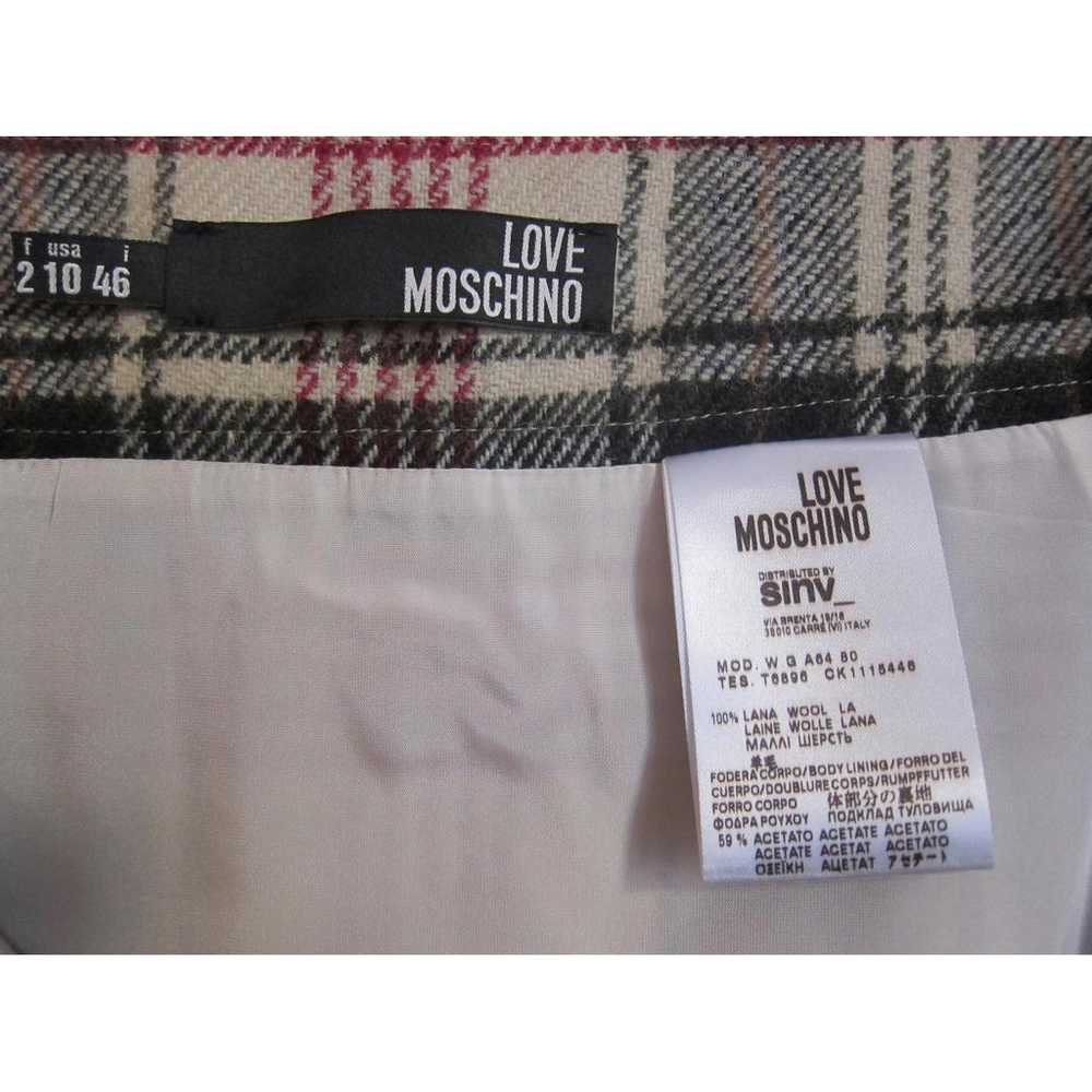 Moschino Love Wool mid-length skirt - image 6