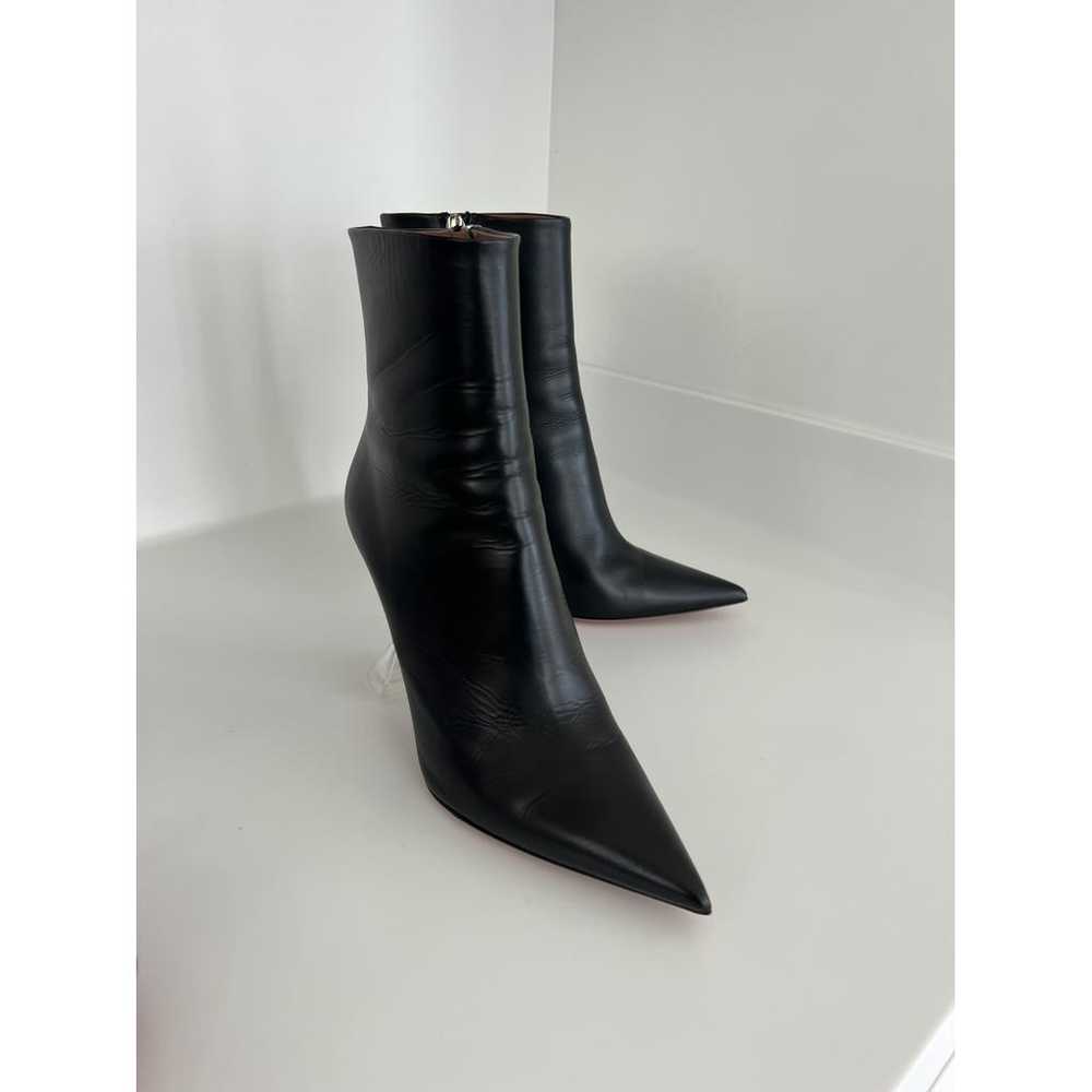 Amina Muaddi Leather ankle boots - image 7